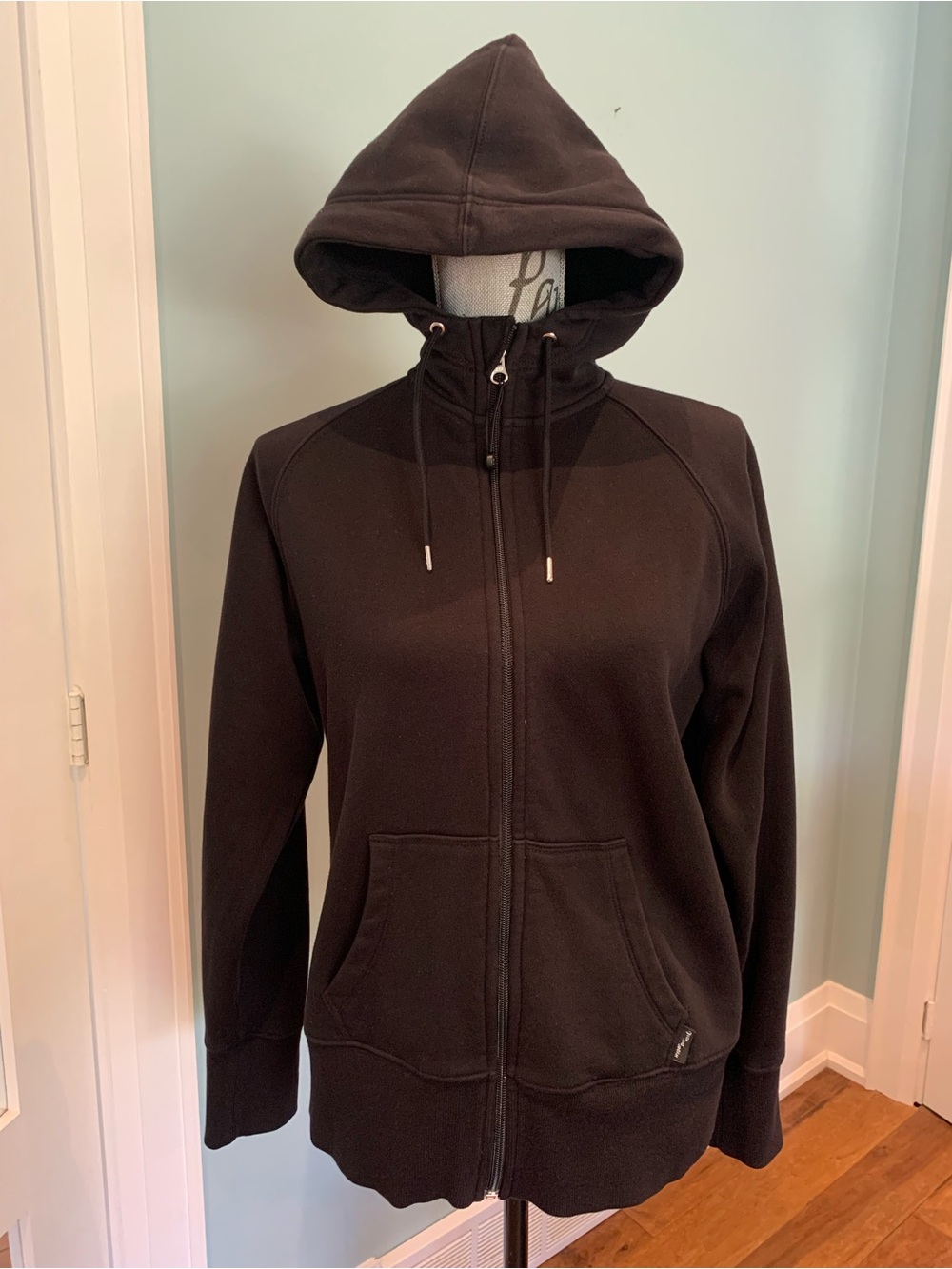 Women's Denver Hayes Black Zip-Up Hooded Sweatshirt